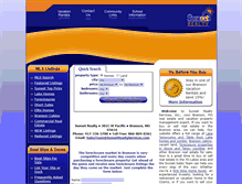 Tablet Screenshot of dustin.sunsetrealtyservices.com